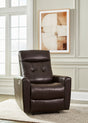Furniture City Houma - Ashley Furniture - Pisgham Power Recliner - PWR Recliner/ADJ Headrest / Chocolate - U1050013