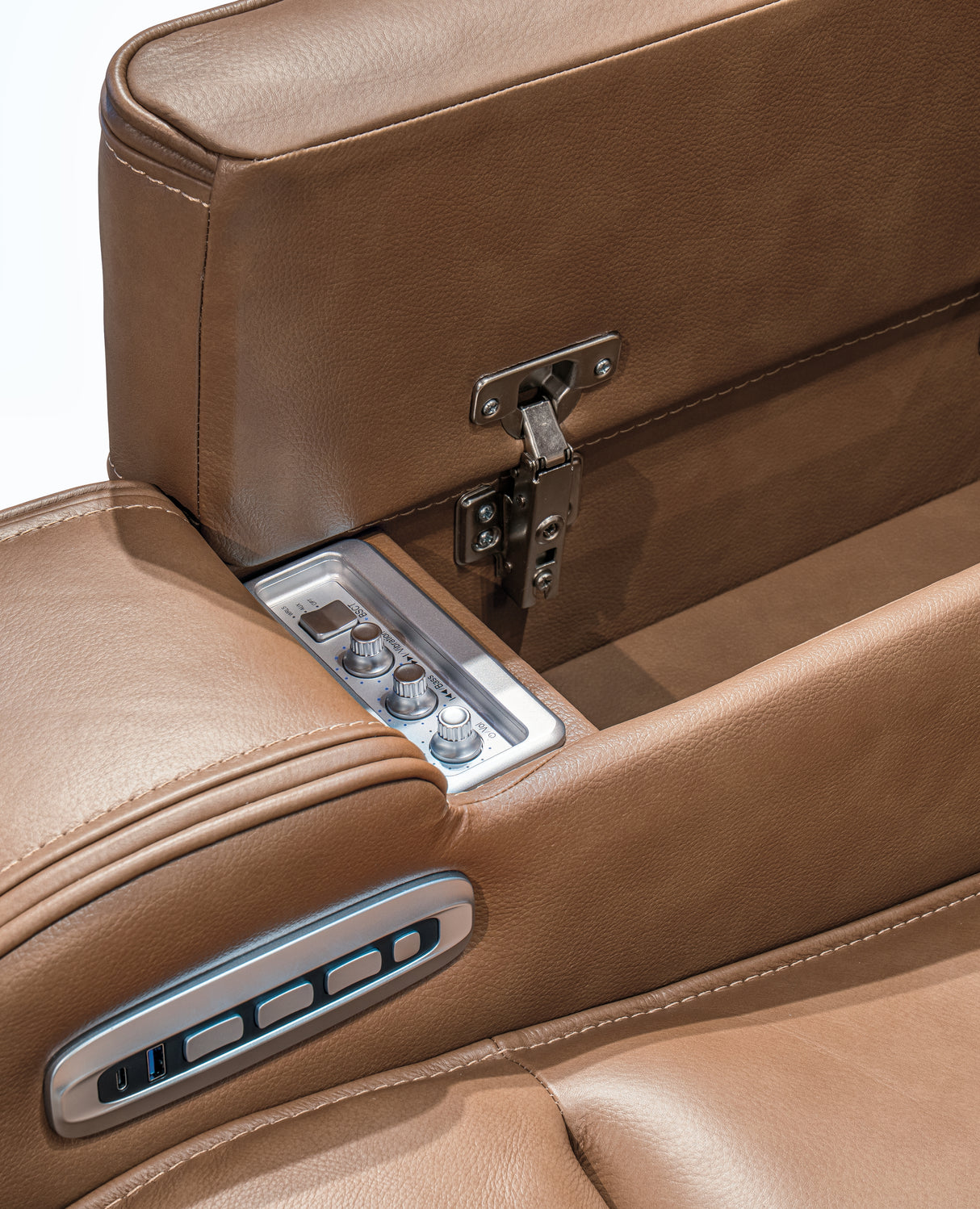 Knightington Power Reclining Loveseat with Audio Seating