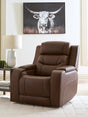 Furniture City Houma - Ashley Furniture - Knightington Living Room - Power Recliner w/Audio Seating / Brown - PCU1160213A