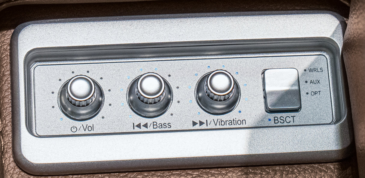 Knightington Power Recliner with Audio Seating