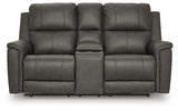 Bleckley Power Reclining Loveseat with Console