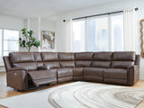 Furniture City Houma - Ashley Furniture - Bleckley Sectional - 6-Piece Power Reclining Sectional / Espresso - PCU12001S5