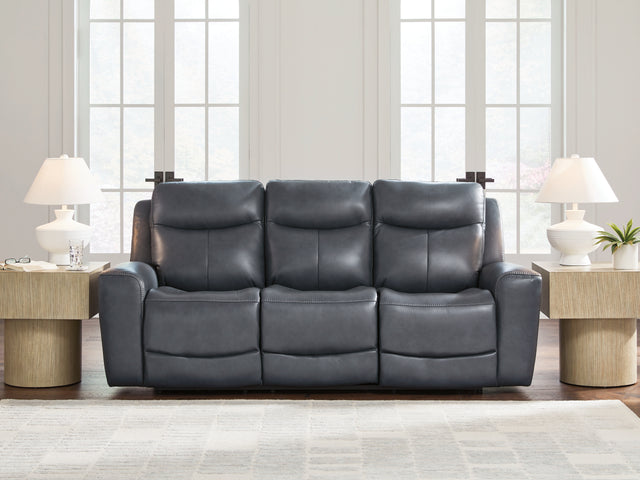 Furniture City Houma - Ashley Furniture - Next Move Power Reclining Sofa - PWR REC Sofa with ADJ Headrest - PCU1210015
