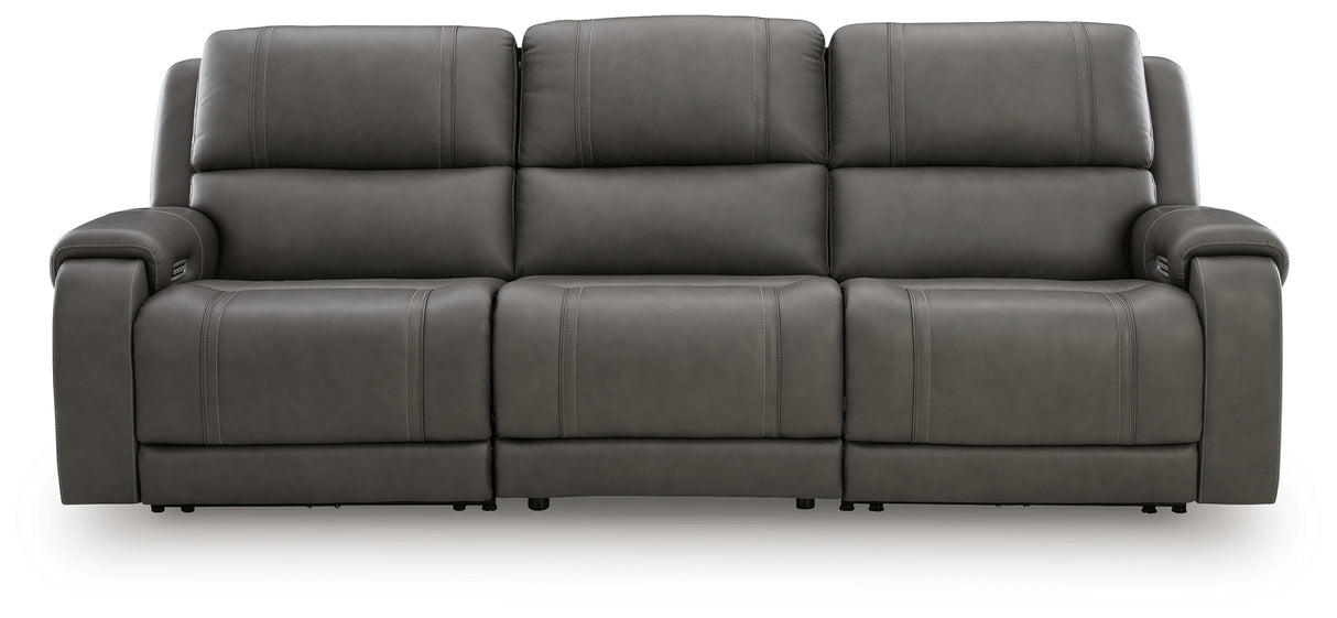 Furniture City Houma - Ashley Furniture - 5Z - Pittson 3-Piece Power Sectional Reclining Sofa - 3-Piece Power Sectional Reclining Sofa / Anchor - PCU12600S3