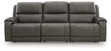 Furniture City Houma - Ashley Furniture - 5Z - Pittson 3-Piece Power Sectional Reclining Sofa - 3-Piece Power Sectional Reclining Sofa / Anchor - PCU12600S3