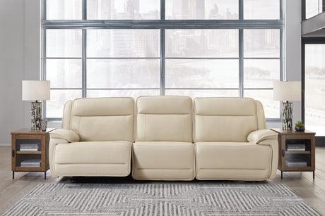 Furniture City Houma - Ashley Furniture - Double Deal 3-Piece Power Reclining Sofa Sectional - 3-Piece Power Reclining Sofa Sectional / Almond - U13001S5