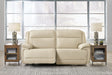 Furniture City Houma - Ashley Furniture - Double Deal 2-Piece Power Reclining Loveseat Sectional - 2-Piece Power Reclining Loveseat Sectional / Almond - U13001S3