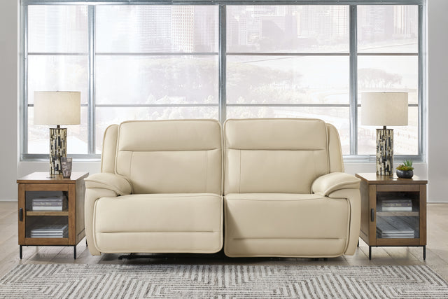 Furniture City Houma - Ashley Furniture - Double Deal 2-Piece Power Reclining Loveseat Sectional - 2-Piece Power Reclining Loveseat Sectional / Almond - U13001S3