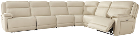 Furniture City Houma - Ashley Furniture - Double Deal 6-Piece Reclining Sectional - 6-Piece Reclining Sectional / Almond - U13001S7