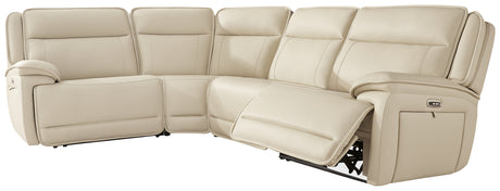 Furniture City Houma - Ashley Furniture - Double Deal 4-Piece Reclining Sectional - 4-Piece Reclining Sectional / Almond - U13001S6