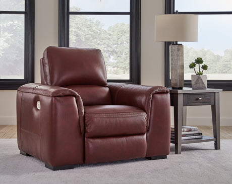Furniture City Houma - Ashley Furniture - Alessandro Power Recliner - PWR Recliner/ADJ Headrest / Garnet - U2550113