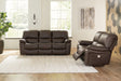 Furniture City Houma - Ashley Furniture - Leesworth Power Reclining Sofa and Loveseat - Power Reclining Sofa and Loveseat - U43808U1