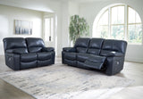 Furniture City Houma - Ashley Furniture - Leesworth Power Reclining Sofa and Loveseat - Power Reclining Sofa and Loveseat / Ocean - U43809U1