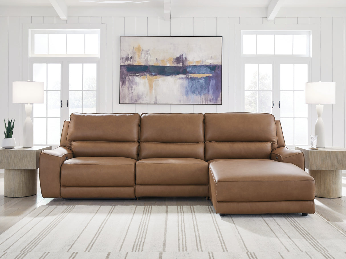 Furniture City Houma - Ashley Furniture - DeepWakes 3-Piece Reclining Sofa Chaise - 3-Piece Reclining Sofa Chaise - PCU62606S22