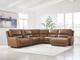 Furniture City Houma - Ashley Furniture - DeepWakes 6-Piece Power Reclining Sectional with Chaise - 6-Piece Power Reclining Sectional with Chaise - PCU62606S6