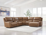 Furniture City Houma - Ashley Furniture - DeepWakes 6-Piece Power Reclining Sectional with Chaise - 6-Piece Power Reclining Sectional with Chaise - PCU62606S6
