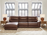 Furniture City Houma - Ashley Furniture - DeepWakes 3-Piece Reclining Sofa Chaise - 3-Piece Reclining Sofa Chaise / Canyon - PCU62607S23