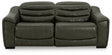 Furniture City Houma - Ashley Furniture - Center Line 2-Piece Power Reclining Sectional Loveseat - 2-Piece Power Reclining Sectional Loveseat / Dark Gray - U63404S1