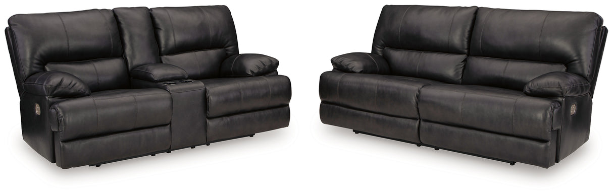 Furniture City Houma - Ashley Furniture - Mountainous Power Reclining Sofa and Loveseat - Power Reclining Sofa and Loveseat - U65801U1