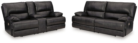Furniture City Houma - Ashley Furniture - Mountainous Power Reclining Sofa and Loveseat - Power Reclining Sofa and Loveseat - U65801U1