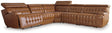 Furniture City Houma - Ashley Furniture - Temmpton 5-Piece Power Reclining Sectional - 5-Piece Power Reclining Sectional / Chocolate - U92708S4