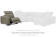 Furniture City Houma - Ashley Furniture - Correze Left-Arm Facing Power Recliner - LAF Zero Wall Power Recliner / Gray - U9420258