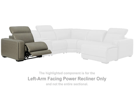 Furniture City Houma - Ashley Furniture - Correze Left-Arm Facing Power Recliner - LAF Zero Wall Power Recliner / Gray - U9420258