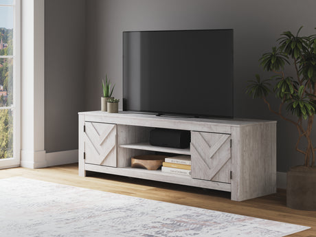 Furniture City Houma - Ashley Furniture - Cayboni 71" TV Stand - 71" / Whitewash - W3788-68
