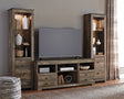 Furniture City Houma - Ashley Furniture - Trinell 3-Piece Entertainment Center - 3-Piece Entertainment Center / Brown - W446W18