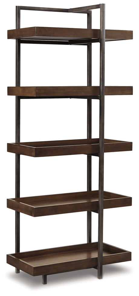 Furniture City Houma - Ashley Furniture - Starmore Entertainment Center - Left or Right Pier / Brown/Gunmetal - W633-34