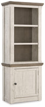 Furniture City Houma - Ashley Furniture - Havalance Right Pier Cabinet - Right Pier Cabinet / Two-tone - W814-34