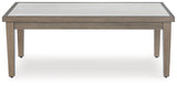 Rainier Ranch - Rectangular Cocktail Table - Brown / Beige