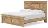 Makidern - Panel Storage Bed