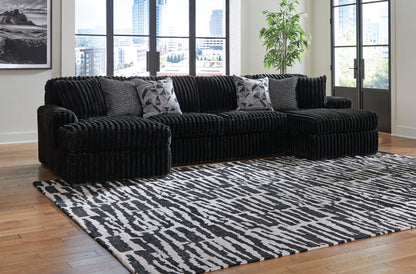 Midnight-Madness - 4 Piece Sectional Set
