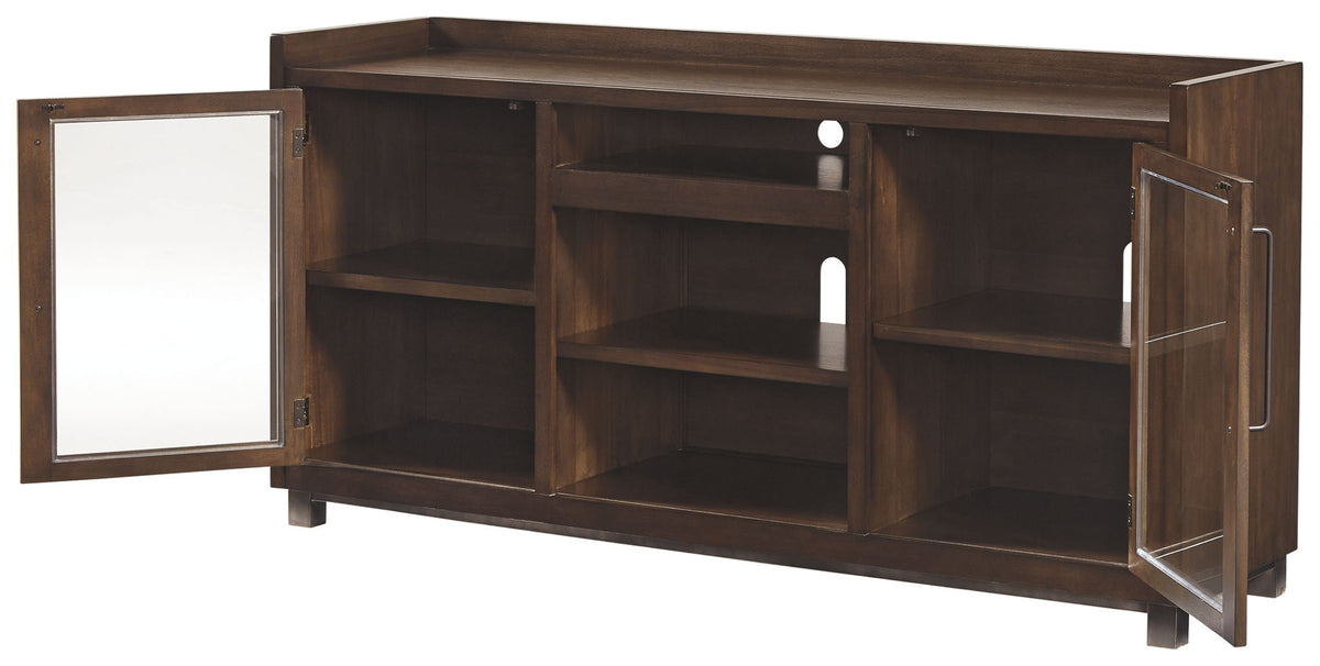 Starmore - XL TV Stand w/Fireplace Option - Brown
