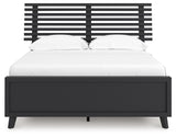 Danziar - Full Slat Panel Bed - Black