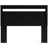 Finch - Queen Panel Headboard - Black