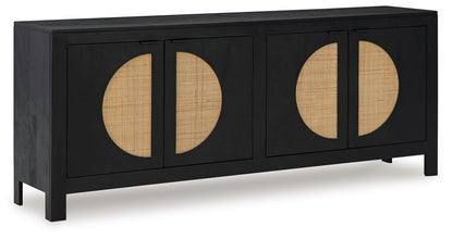 Cliffiings - Accent Cabinet - Black / Natural