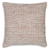 Nashlin - Pillow (Set of 4) - White / Rust