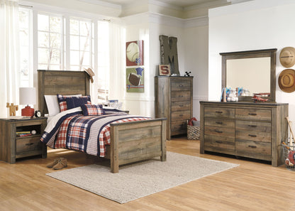 Trinell - Panel Bed