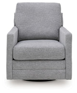 Freybourne Next-Gen Nuvella - Swivel Accent Chair - Pewter