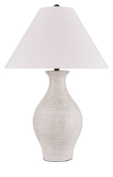 Ashbend - Ceramic Table Lamp - Antique White