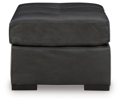 Brindley Pier - Oversized Accent Ottoman - Fog