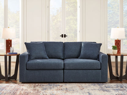 Modmax - 2-Piece Sectional Loveseat - Fabric - Ink