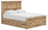 Makidern - Panel Storage Bed