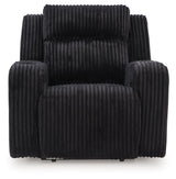 Forest Lake - Power Recliner With Adj Headrest - Black