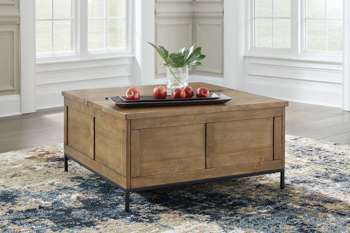Torlanta - Lift Top Cocktail Table - Brown