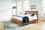 Dressonni - Queen Panel Bed - Brown