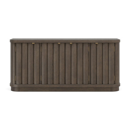 Darimore - Extra Large TV Stand - Burnished Brown