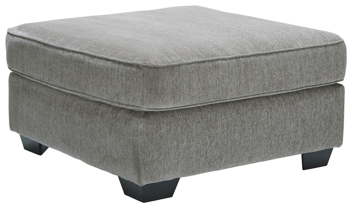 Altari - Oversized Accent Ottoman - Alloy